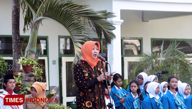 BNN Kota Kediri Kukuhkan Puluhan Siswa Kota Kediri Sebagai Satgas P4GN