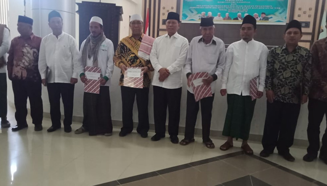 Pelantikan pengurus IPI dihari santri nasional 2019 di Lombok Timur. (foto: Istimewa) 