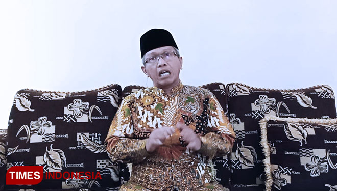 Tokoh NU Sragen, KH. Ma'ruf Islamudin. (Foto: Mukhtarul Hafidh/TIMES Indonesia)