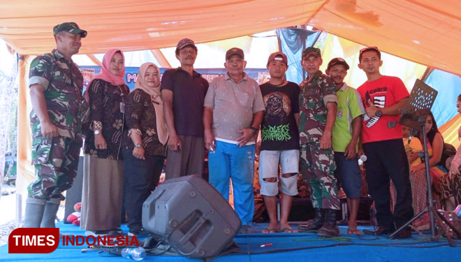 Satgas TMMD Dan Desa Cilibang, Gelar Lomba Memancing Di Wisata Krama Cenil. (FOTO: AJP/TIMES Indonesia)