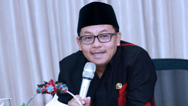 Wali Kota Malang Sutiaji saat memberikan pengarahan dan motivasi kepada Guru Pendamping Khusus (GPK). (Foto: Humas Pemkot for TIMES Indonesia)