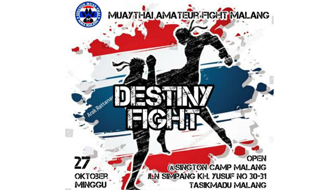 51 Pertandingan Ramaikan Muaythai Amateur Fight Malang
