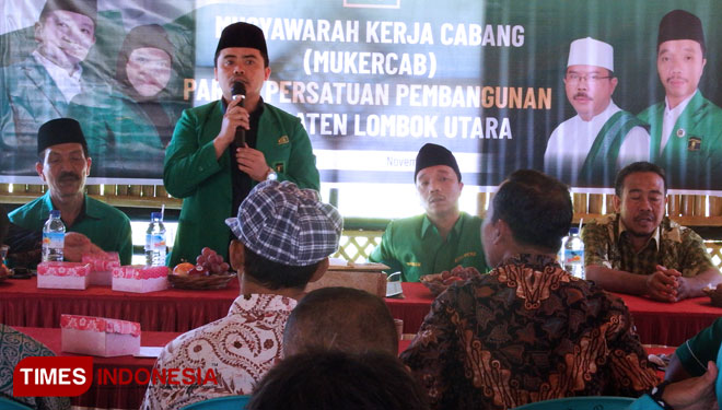 Mukercab PPP KLU, Sepakat Usung Narsudin Maju pada Pilkada KLU 2020
