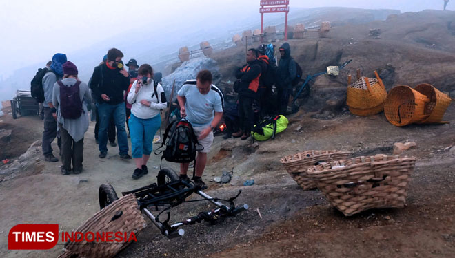 Hore Taman Wisata Kawah Ijen Banyuwangi Dibuka Kembali