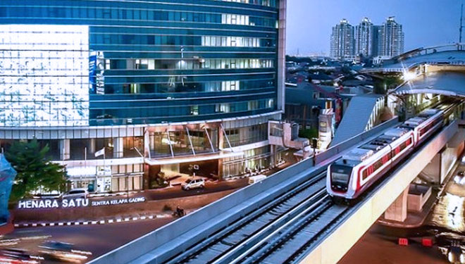 Light Rail Transit (LRT Jakarta) (FOTO: lrtjakarta.co.id)