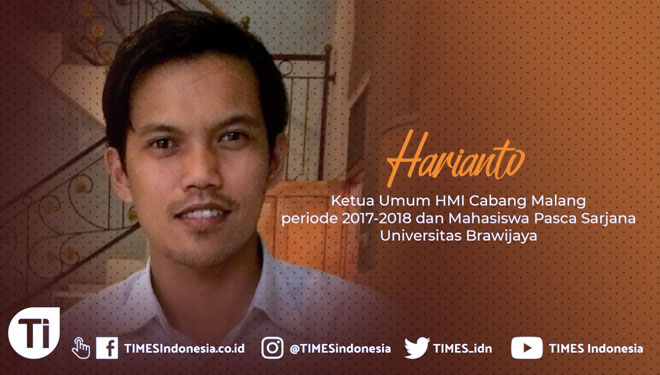 Harianto, Mahasiswa Pasca Sarjana Brawijaya (UB) (Grafis: TIMES Indonesia)