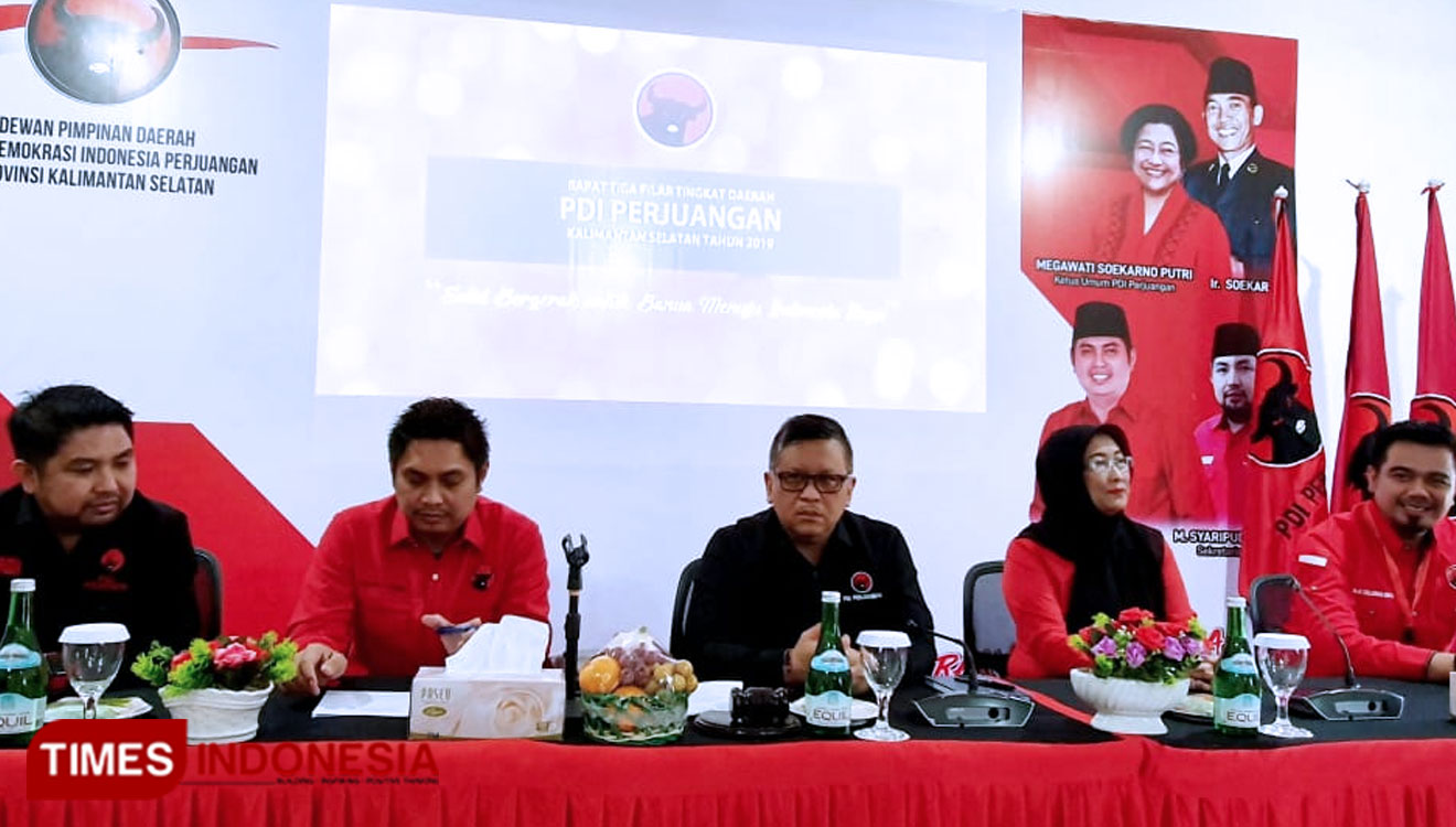 Sekjen PDI Perjuangan, Hasto Kristiyanto. (FOTO: Hasbullah/TIMES Indonesia)