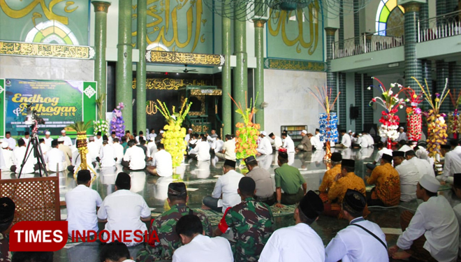 Endog-endogan ceremony. (Picture by: Roghib Mabrur/TIMES Indonesia)