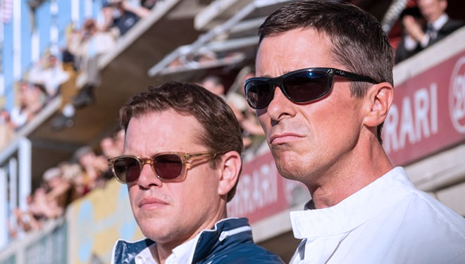Matt Damon dan Christian Bale adu akting dalam film legenda balap dunia Ford v Ferrari. Kisah ambisi Amerika menumbangkan Ferrari ini akan tayang serentak mulai 15 November 2019 mendatang di bioskop tanah air. (Foto : Ford v Ferrari)