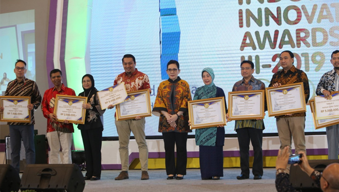 Para perwakilan juara IndoHCF Innovation Award III - 2019, Sabtu (9/11/2019). (Foto: Istimewa)