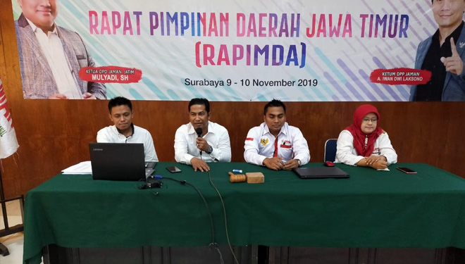 Rapat Pimpinan Daerah (Rapimda) JAMAN Jawa Timur di Surabaya. (Foto: Istimewa)