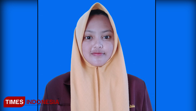 Nadiatussilmi (Mahasiswa Prodi Ilmu Administrasi Negara FIA Unisma Malang). (FOTO: AJP/TIMES Indonesia)