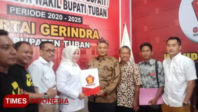 Pilkada Tuban 2020, Putra Bupati Kembalikan Formulir Bacabup ke Gerindra