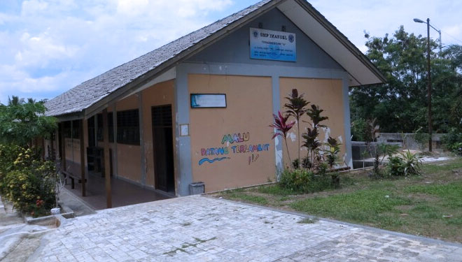 SMP Imanuel Loktuan, Bontang salah satu sekolah yang terpantau di gabung. (Foto: Istimewa)