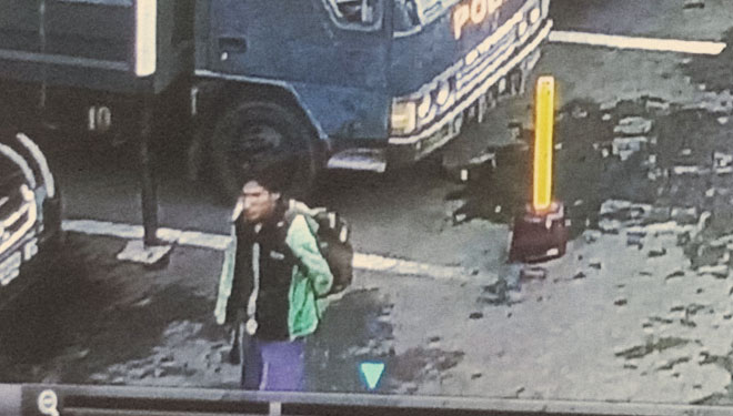 Pelaku bom bunuh diri tertangkap CCTV Mapolrestabes Medan, Rabu (13/11/2019) (Foto: istimewa)