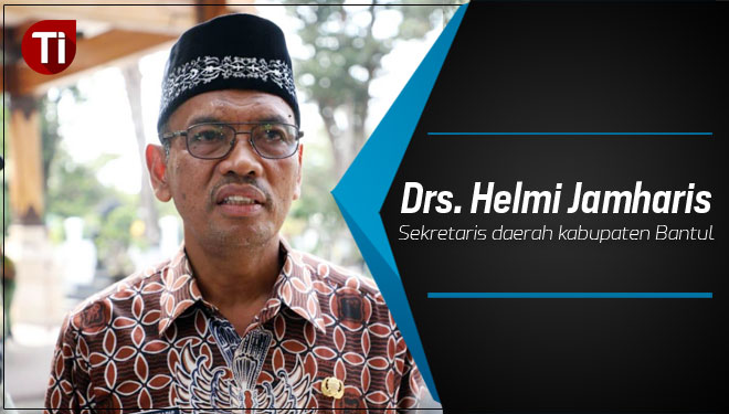 Sekretaris daerah kabupaten Bantul, Drs. Helmi Jamharis.