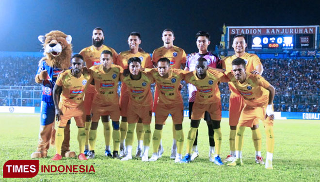 Tim Arema FC. (FOTO: Dokumen TIMES Indonesia)