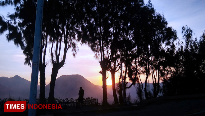 Sunset in Bromo. (Picture by: AS. Laksono for TIMES Indonesia)