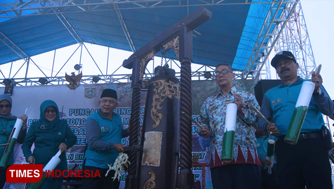 Bupati Malang, Drs HM Sanusi MM saat membuka BBGRM 2019 (FOTO: Binar Gumilang/TIMES Indonesia)