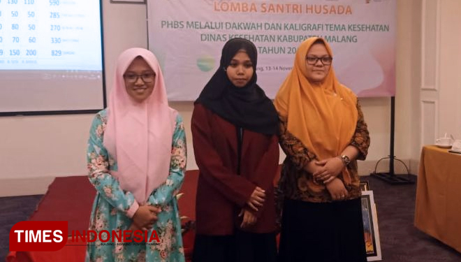 Pemenang Lomba santri Husada melalui Dakwah yang dilaksanakan di Same Hotel Malang Rabu s/d Kamis (13-14 November 2019). (FOTO: AJP TIMES Indonesia)