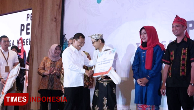 Salah satu putra terbaik Lombok Barat, dr. Sapto Sutardi berhasil meraih penghargaan tingkat nasional itu. (FOTO: AJP TIMES Indonesia)