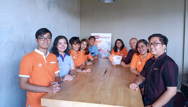 Kunjungan tim HARRIS Hotel Grup Bali ke kantor TIMES Indonesia Bali. (FOTO: Istimewa)