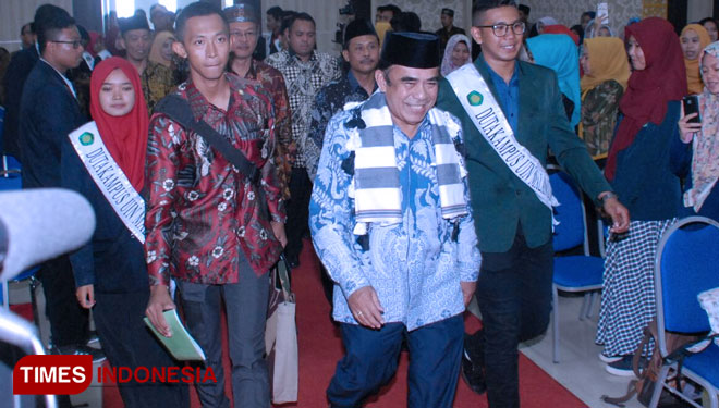 Menteri Agama saat berada di UIN Malang beberapa waktu lalu. (Foto: dok Times Indonesia)