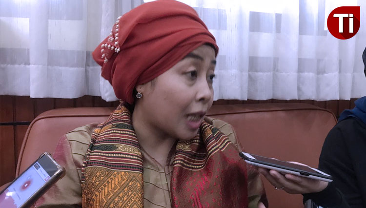 Direktur AMAN Indonesia, Ruby Kholifah, menyatakan tentang peran unik perempuan, hari ini (26/11/2019) (FOTO: Widya Amalia/TIMES Indonesia)