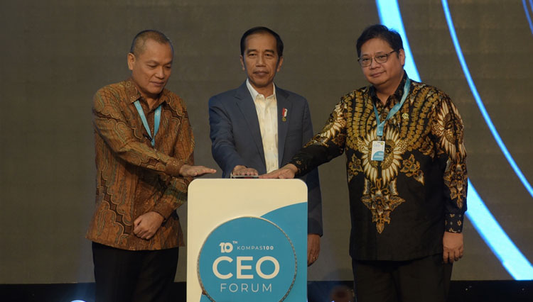Presiden RI Jokowi Ajak Para CEO Indonesia Menebar Optimisme