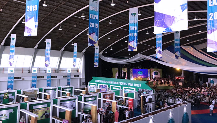 OPOP Expo 2019 (One Pesantren One Product) berlangsung sejak Kamis (28/11/2019) hingga Sabtu (30/11/2019) di JX International, Surabaya (FOTO: Istimewa).