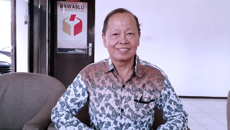 Ketua Bawaslu Pacitan, Berty Stevanus. (Foto: Rojihan/TIMES Indonesia)