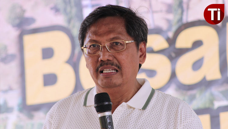 Kepala BPTB Jawa Timur, Dr. Ir Chendy Tafakresnanto.MP pafa acara Family Gathering keluarga besar Balai Pengkajian Teknologi Pertanian Jawa Timur. (FOTO: widodo irianto/TIMES Indonesia)