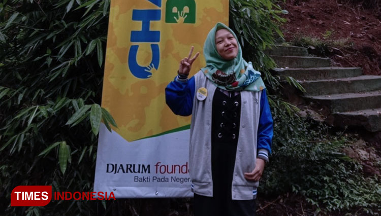 Okta Pita Dian Putri, Mahasiswa Unisma Malang yang mengikuti Character Building Beswan Djarum