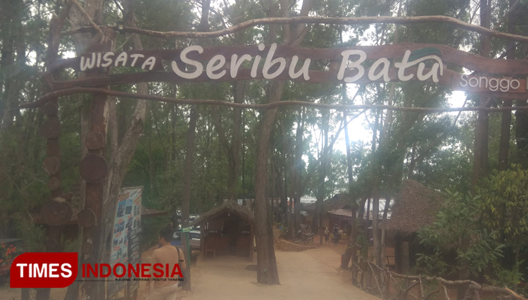 Obyek wisata Watu Sewu di Desa Mangunan Kecamatan Dlingo, Bantul. (FOTO: Dwijo Suyono/TIMES Indonesia)