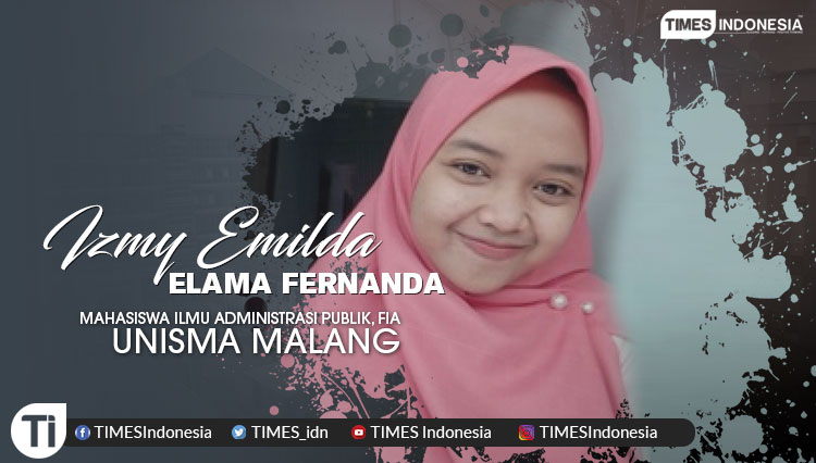  Izmy Emilda Elama Fernanda, Mahasiswa Jurusan Ilmu Administrasi Publik, Fakultas Ilmu Administrasi (FIA), Universitas Islam Malang (Unisma)