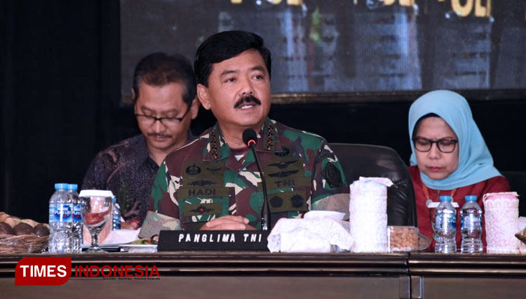 Panglima TNI Marsekal Hadi Tjahjanto. (Foto: TNI AD for TIMES Indonesia)