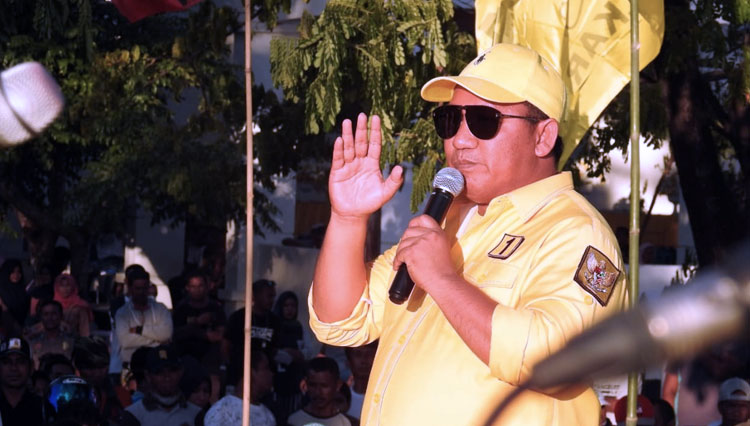 Aliong Mus saat kampanye pada Pilpres 2019 (foto: Istimewa)
