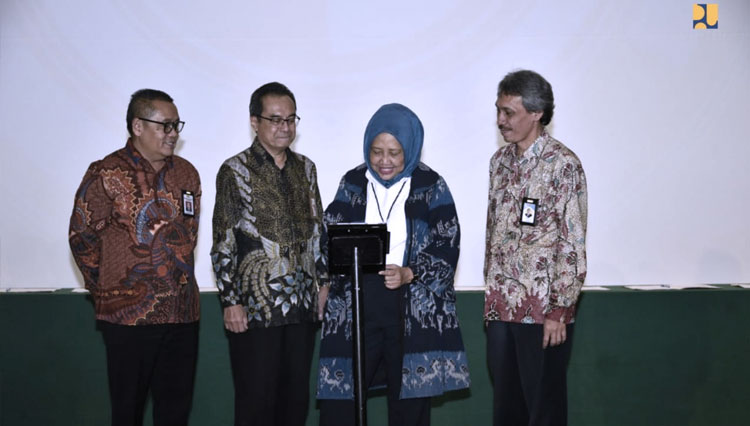 Sekretaris Jenderal Kementerian PUPR RI Anita Firmanti saat acara peluncuran SiKasep di Jakarta, Kamis (19/12/2019).(FOTO: Biro Komunikasi Publik Kementerian PUPR RI)