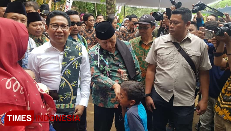 Menteri Desa PDTT RI saat kunjungan ke Kabupaten Malang. (Foto : Andika for TIMES Indonesia)