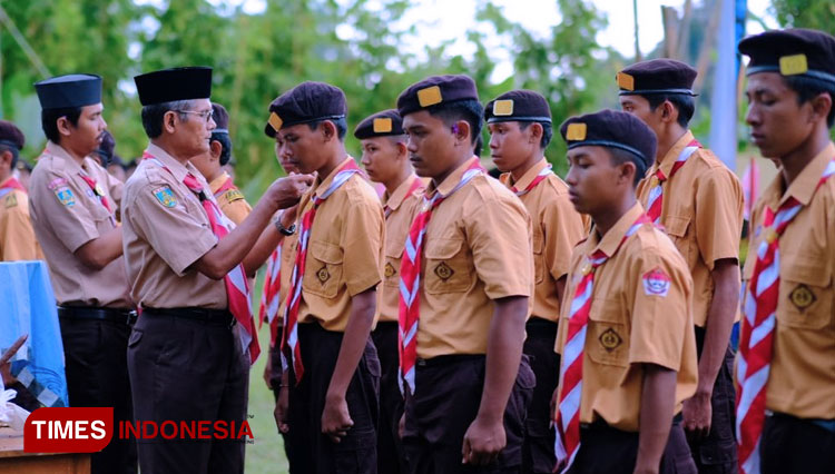 Suasana Pelantikan Penegak Bantara. (FOTO: AJP TIMES Indonesia)