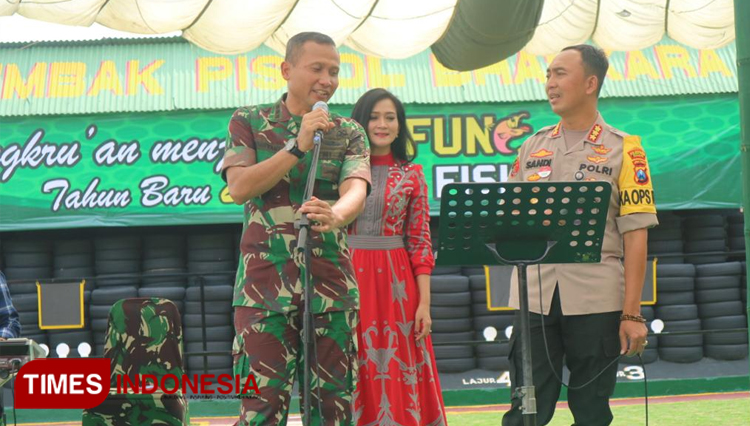 Danrem 084 Bhaskara Jaya Meresmikan Lapangan Tembak Pistol Times