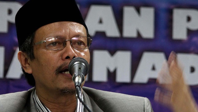 Yunahar Ilyas dinilai sebagai sosok yang kokoh dalam mempertahankan prinsip agama Islam. (ANTARA FOTO/Noveradika)