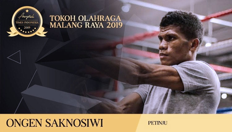Ongen Saknosiwi raih Anugerah Times Indonesia 2019 kategori tokoh olahraga Malang Raya. (Grafis: Dena/Times Indonesia)