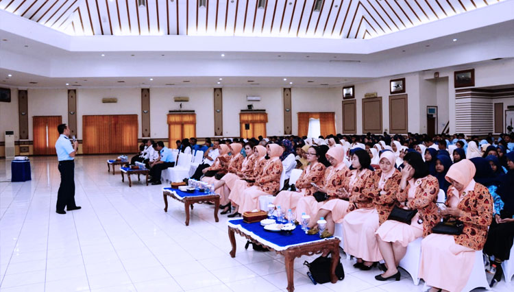Kegiatan saat sosialisasi yang digelar di Graha Dewanto Lanud Iswahjudi, (FOTO: Istimewa/ Penlanud Iswahjudi)
