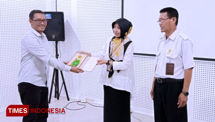 Kunjungan dari tim Program dan Evaluasi Balai Besar Pelatihan Pertanian (BBPP) Lembang, Rabu (8/1). (FOTO: AJP TIMES Indonesia)
