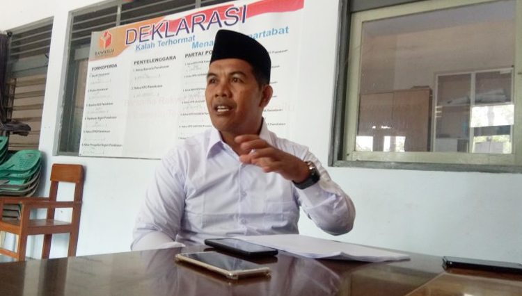 Ketua Bawaslu Kabupaten Pamekasan, Abdullah Saidi. (Kabar Madura)
