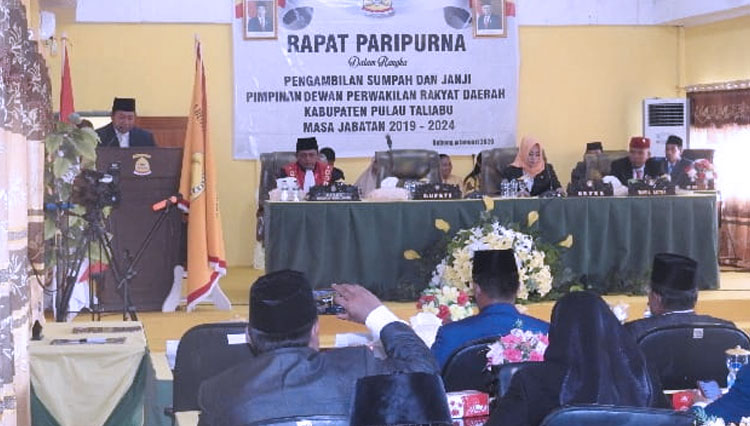 Unsur Pimpinan DPRD Pulau Taliabu Resmi Dilantik