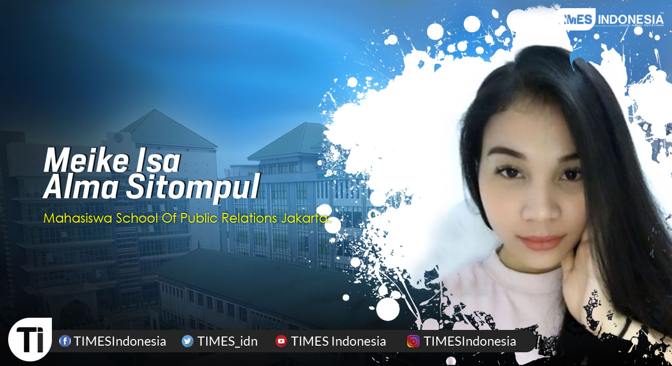 Meike Isa Alma Sitompul, Mahasiswa School Of Public Relations Jakarta.