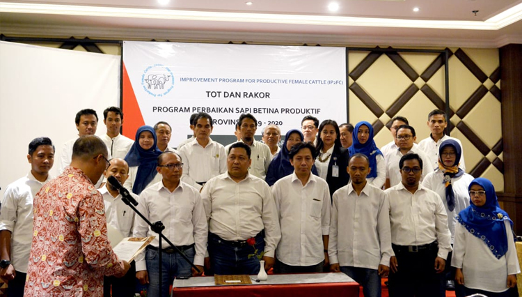 Acara pelantikan pengurus ISPI Yogyakarta di Yogyakarta, Rabu (15/1/2020).