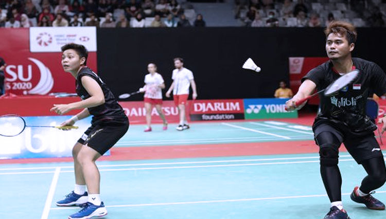 Indonesia Masters: Pasangan Korsel WO, Tontowi Ahmad/Apriani Rahayu Lolos